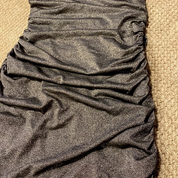Forever 21 Sparkly Ruched Dress - Picture 3 of 4